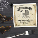 Search for antique halloween napkins Gothic