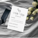Search for birds wedding rsvp cards Classic