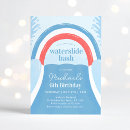 Search for waterpark birthday invitations Summer birthday party