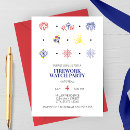 Search for modern 4th of july invitations Minimalist