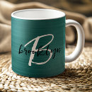 Search for trendy green mugs Calligraphy