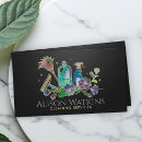 Search for residential cleaning services business cards Housekeeper