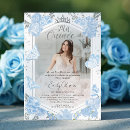 Search for photo quinceanera invitations Watercolor floral
