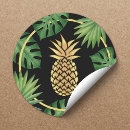 Search for modern pineapple stickers Tropical