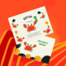 Search for red crab invitations Cute