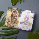 Search for young wild and 3 birthday invitations Cute