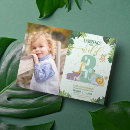 Search for young wild and 3 birthday invitations Cute