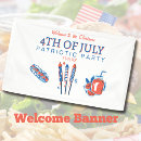 Search for 4th of july banners Independence day party