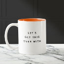 Recherche de humour grincheux tasses Typographie