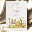Recherche de vegas mariage invitations Aquarelle