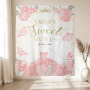 Search for sweet 16 backdrops Gold foil