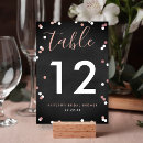 Search for rose gold table cards Modern