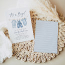Search for blue jean invitations It's a boy