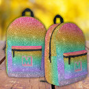 Search for rainbow glitter backpacks Kids