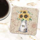 Recherche de lettres calligraphie dessous de verres Monogramme