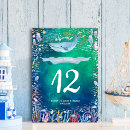 Search for beach table cards Under the sea