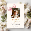 Search for pink bow thank you cards Girl
