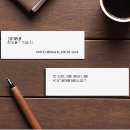 Recherche de blanche cartes visite Simple