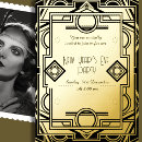 Search for new years eve roaring twenties invitations Elegant