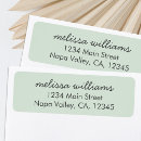 Search for teal return address labels Classic