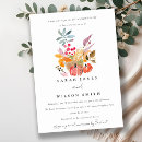 Search for pumpkin engagement party invitations Botanical