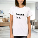 Search for motivational womens tshirts Black and white