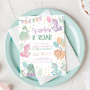 Search for dinosaur unicorn invitations Sibling