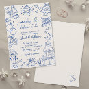 Recherche de something blue invitations Bride