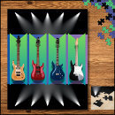 Recherche de guitare électrique puzzles Musique