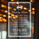 Search for store hours window decals Create your own
