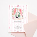 Search for fancy birthday invitations Pink bow birthday