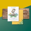 Search for zebras invitations Zoo animal