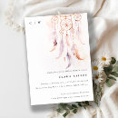 Search for dreamcatcher bridal shower invitations Boho