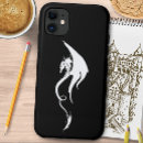 Search for tribal dragon iphone cases Black