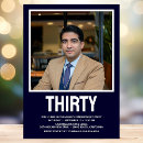 Search for mens 30th birthday invitations Navy blue