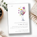Search for wine glass bridal shower invitations Cheers