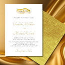 Search for gold ring wedding invitations Simple