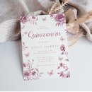 Search for vintage quinceanera invitations Flowers
