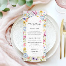 Search for bridal shower menus Wildflowers