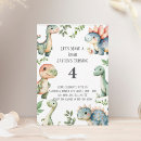 Search for cute kids birthday invitations Dino party