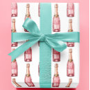 Search for pink champagne wrapping paper Watercolor