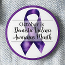 Search for domestic abuse buttons Purple