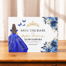 Search for royal blue save the dates Butterfly