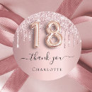 Search for 18th birthday thank you stickers Elegant