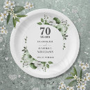 Search for 70th wedding anniversary paper plates Vow renewal