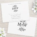 Search for couples rsvp cards Simple