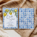 Search for mediterranean bridal shower invitations Italian