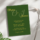 Search for dark forest green wedding invitations Nature outdoorsy forest