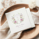 Search for lilac wedding napkins Calligraphy