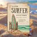 Search for surfer baby shower invitations Palm trees